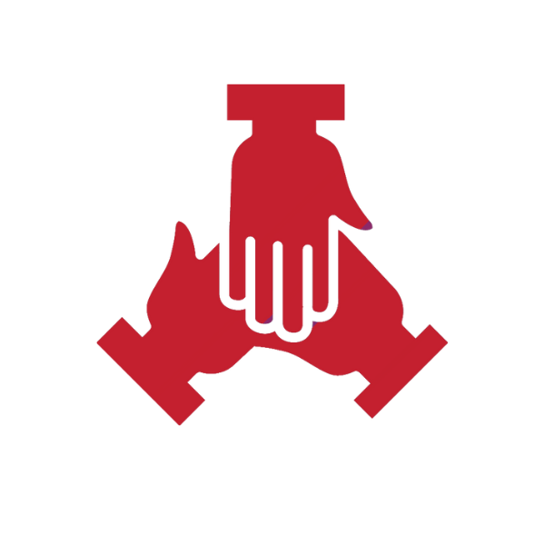 hands forming a team hand shake (red) hands forming a team hand shake (red)